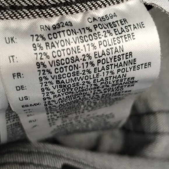 Diesel Thommer Slim Skinny Grey Jeans Size 31 x 32 - Picture 9 of 12